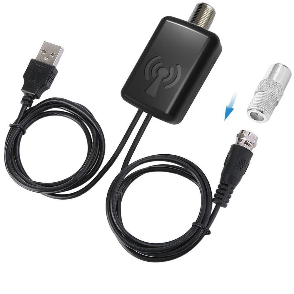 

2026 Hot Signal Booster HDTV Aerial Amplifier Digital TV Signal Booster For Cable TV Fox Antenna HD Channel 25db Dropshipping