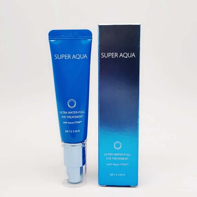 MISSHA Super Aqua Ultra Water-Full Eye Treatment 30ml Anti Wrinkles Serum Puffiness Fine Lines Cream Koreacosmetic