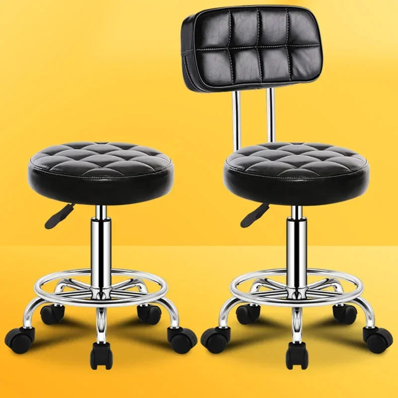 Professional Barber Chairs Home Furniture Beauty Manicure Salon Chair Hairdressing Esthetician Stool Red Lifting Rotation Stools