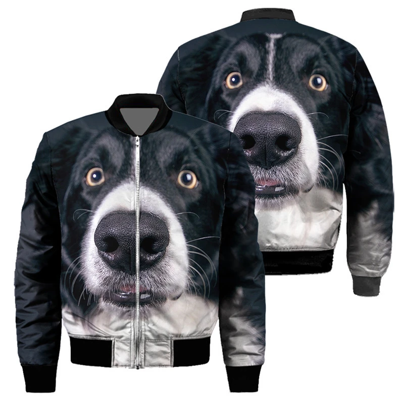 

Dog Print Zipper Hoodies Sweatshirts 3D Printed Jackets For Men Women Clothing Casual Fashion Trendy Unisex Coat Jacket Tops