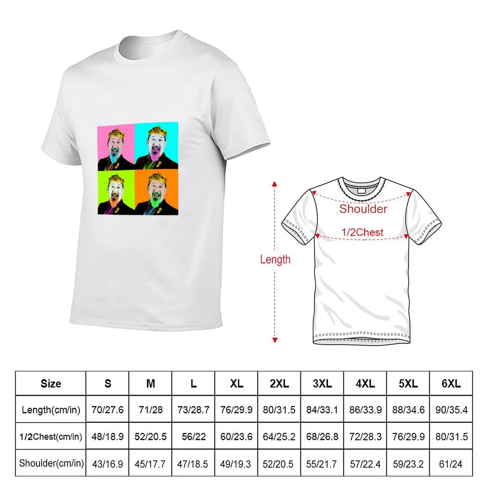 Fuji Warhol T-Shirt Heavy Duty Casual Work Tee