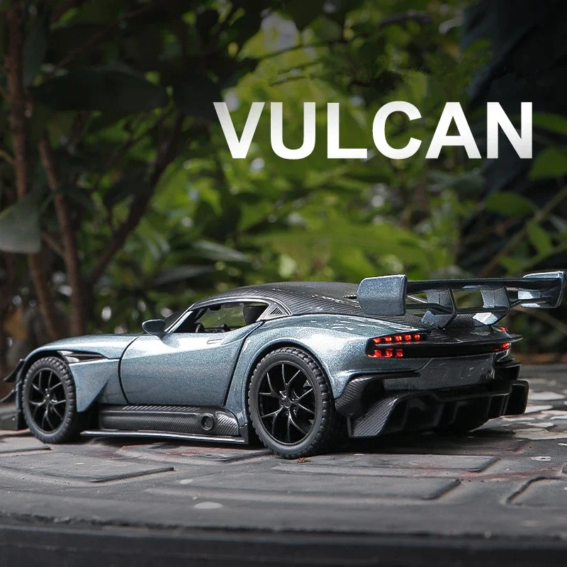 1:32 Aston Martin Vulcan Sport Car Model Alloy Diecast Metal Toy Vehicle Simulation Sound Light Car for Children Gift Collection