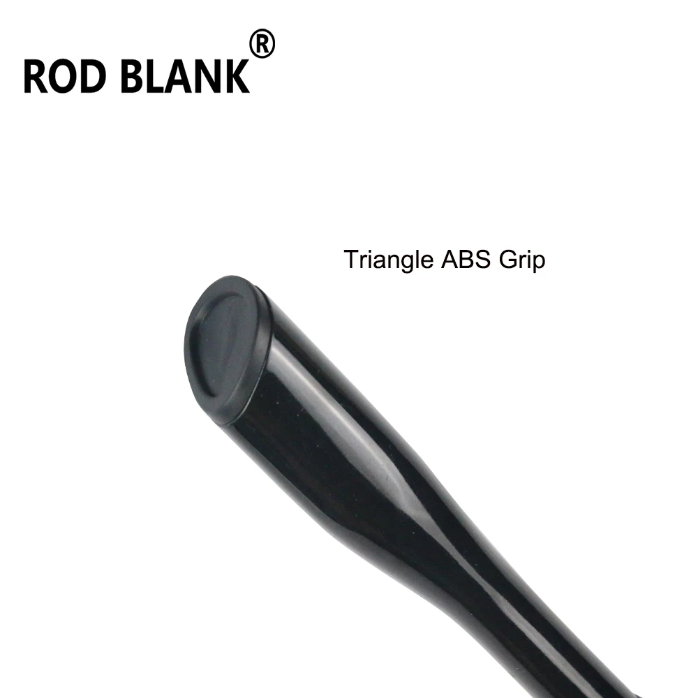 Rod Blank 1 Set Spinning Trout Rod Handle Kits ABS Triangle Grip Rod Building DIY Components Pole Repair Accessories - view 4