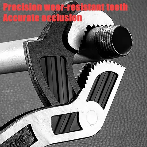 औद्योगिक ग्रेड समायोज्य बहुक्रियाशील स्व-लॉकिंग पाइप रिंच उपकरण, यूनिवर्सल पाइप रिंच, तेज़ पावर ग्रिप पाइप रिंच 12 best sales ट्यूब उपकरण - №1