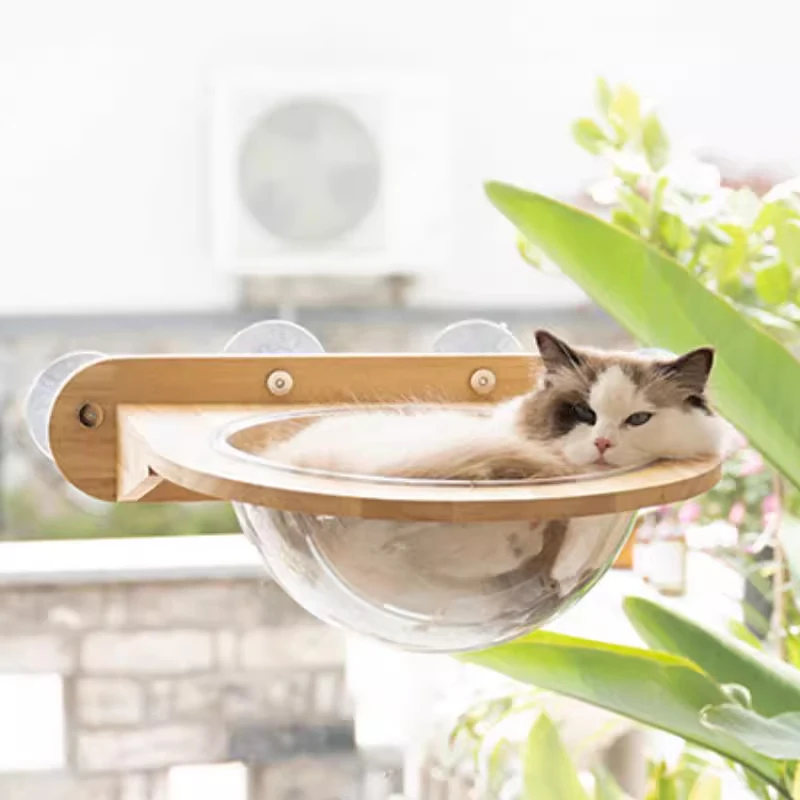 

cat scratching post Wall Mounted Curved Cat Furniture Wood Cat Bed Cat Wall Hammock Furniture Set Wall Shelves
