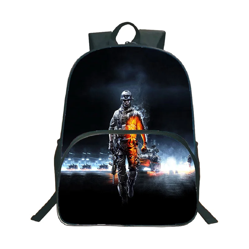 BATTLEFIELD Waterproof Travel Backpack Hot Design Large Capacity Rucksack Student Casual Schoolbag Backpacks Battle Field Mochil
