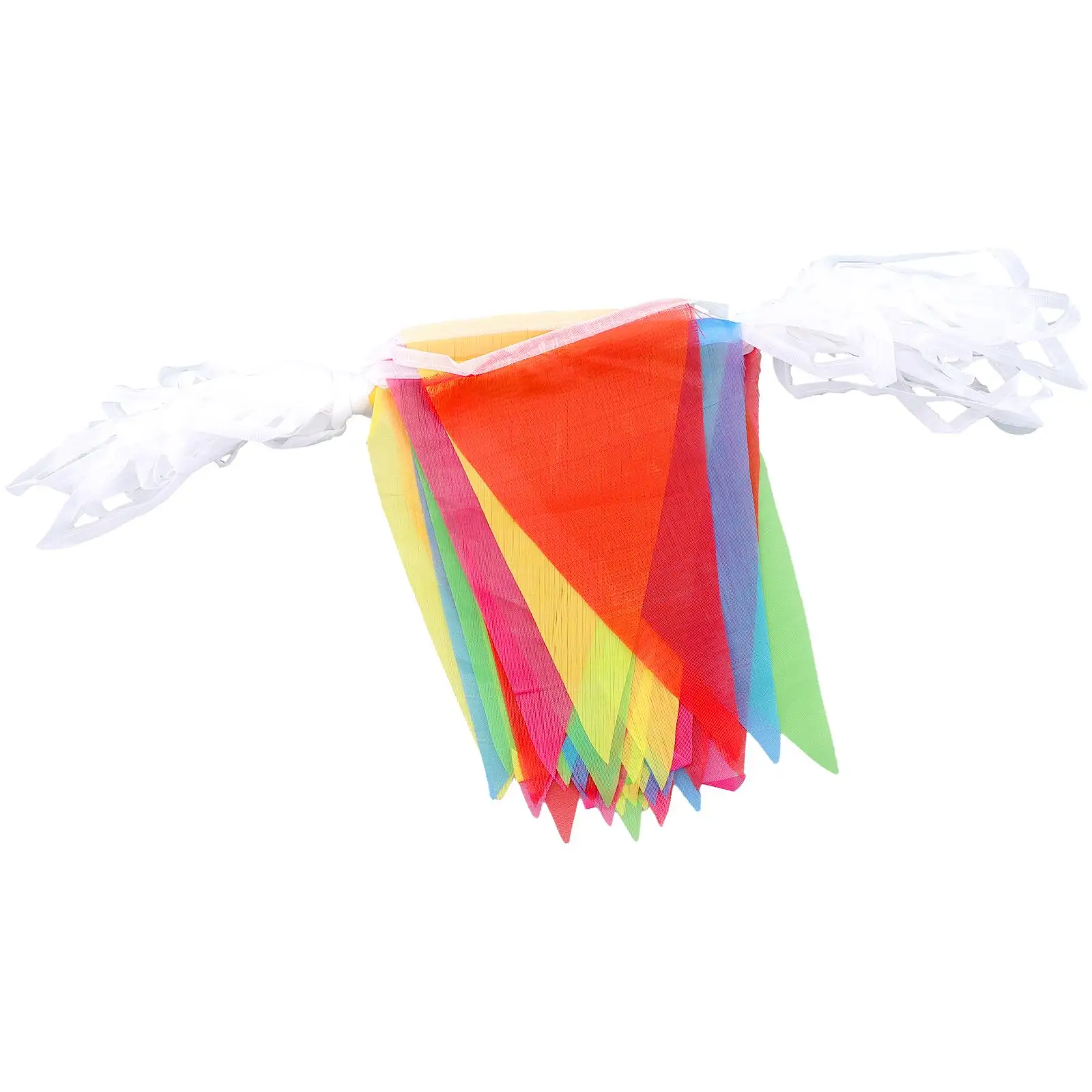 Banner Triangle String Flag 100 Meter 14*21CM 200 Flags Cloth Colorful Decoration Parties Other Festive Events