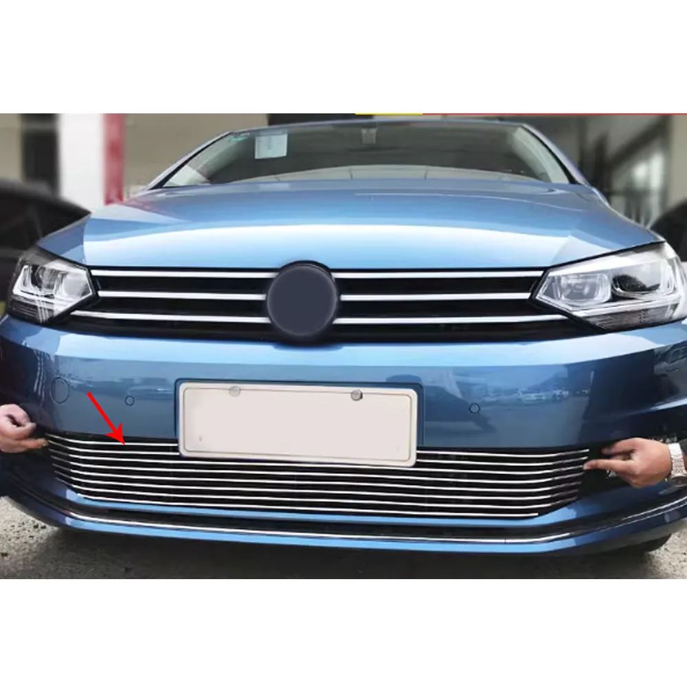 For VW Volkswagen Touran L 2016 2017 2018 2019 2020 Car Protection Bumper Stainless Steel Trim Front Head Bottom Hood Pedal