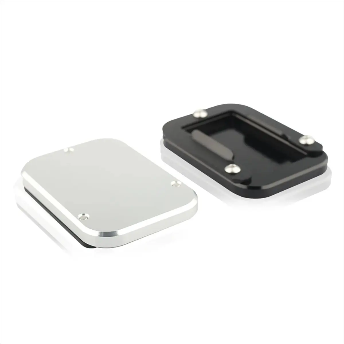 Compatible Kickstand Sidestand Stand Extension Enlarger Pad for INTERCEPTOR 650 2018-2023 650 GT 650 2019-2023 Black