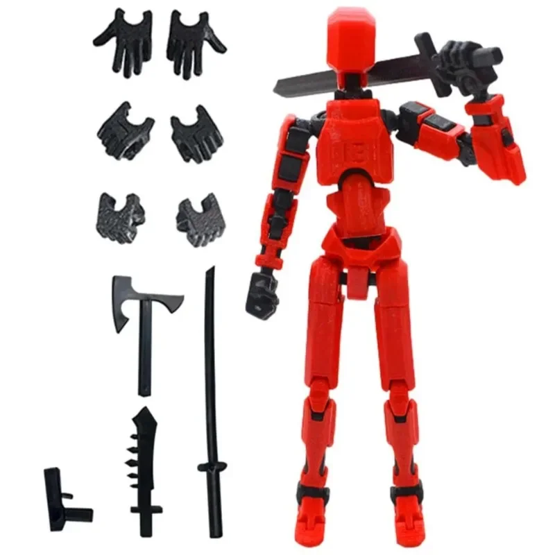Titan 13 figuras de ação t13 figura 3d impressa multi-articulada móvel sorte 13 figura de ação nova 13 figura de ação manequim