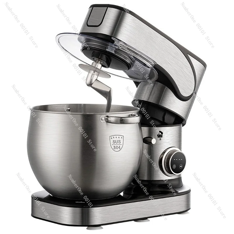 Large Capacity Stand Mixer, Smart Timer Electric Dough Mixer for Home Commercial Baking