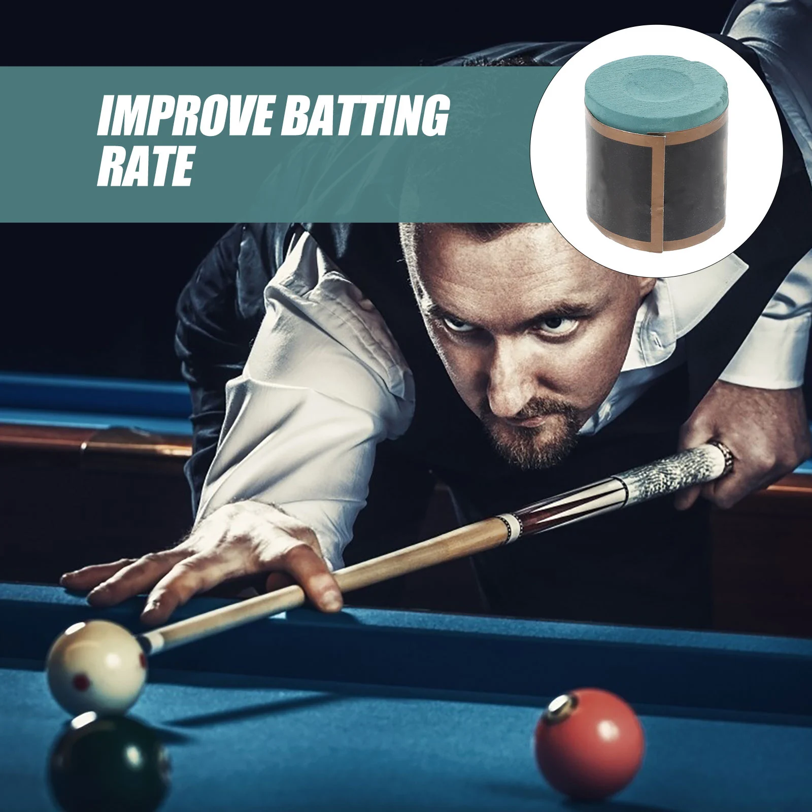 Taco de bilhar giz azul útil acessório de taco de bilhar melhorado experiência de jogo suprimentos de bilhar giz para varas de bilhar