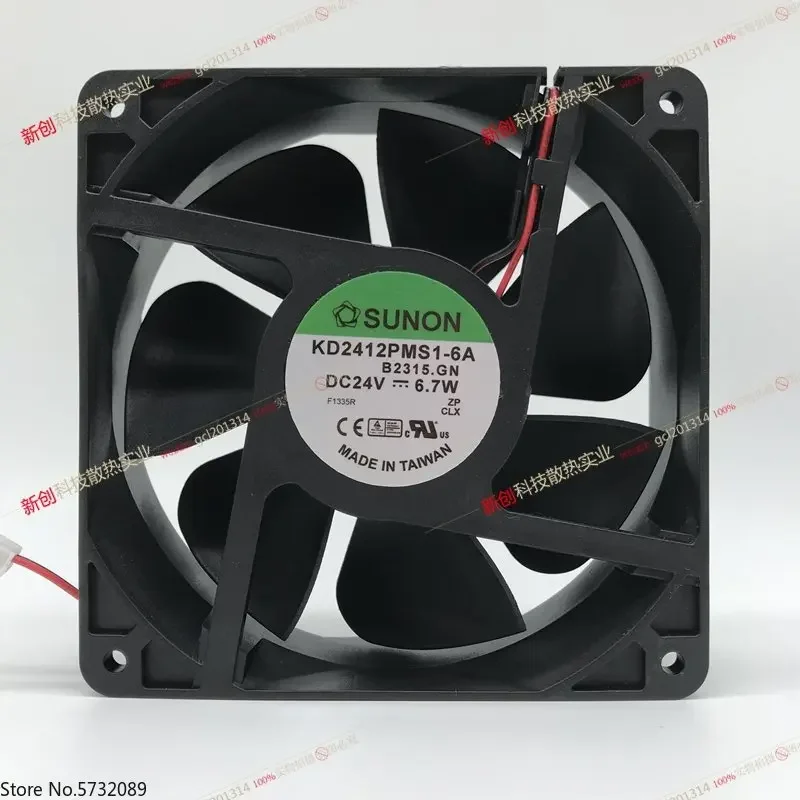 

KDE2412PMS2-6A KD2412PMB1-6A B2 SUNON 24V inverter fan