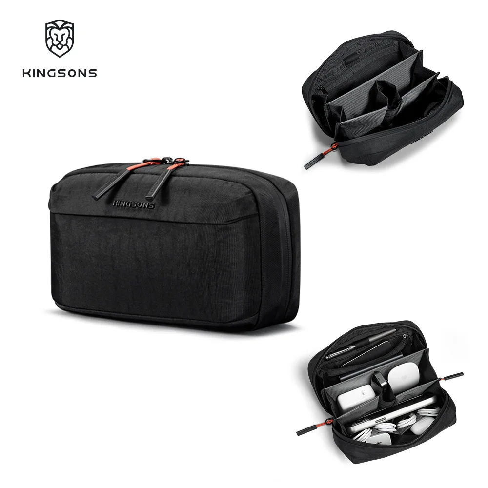 Kingsons Accessories Bag, Casual Change, Mobile Phone ID, Cosmetic Bag, Simple Multi-Layer Anti-Splashing Clutch Bag.