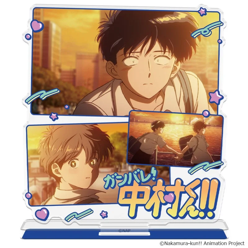 Anime Go For It, Nakamura-kun!! 15cm Okuto Nakamura Hirose Animation Periphera Acrylic Stand Model Keychains