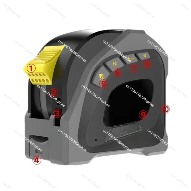 Rangefinder Tape Measure 40 Meters Multifunctional Measuring Instrument Volume Pythagorean