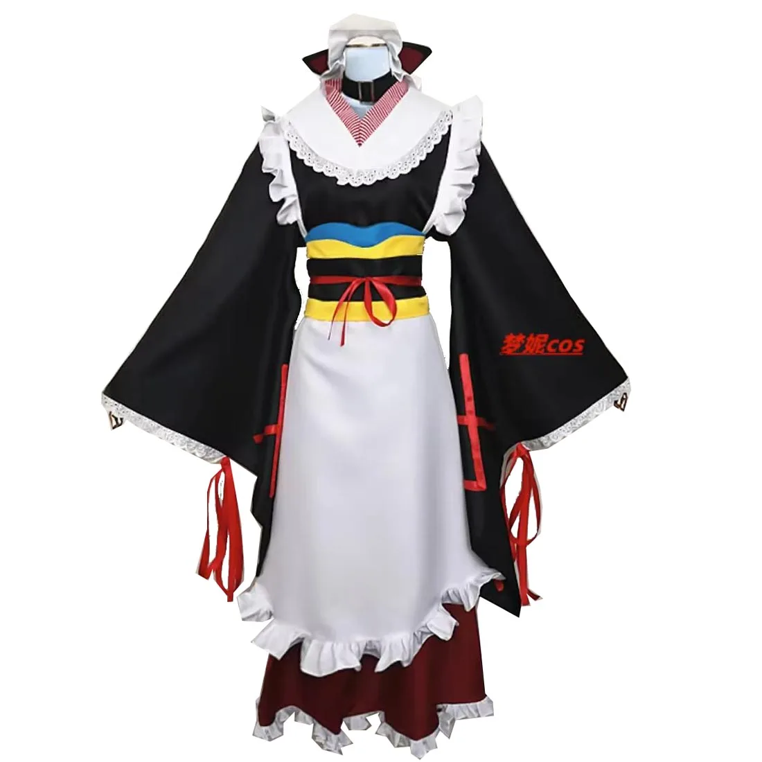 

2023 Vtuber Nijisanji Inui Toko Maid Dress Uniform Cosplay Costume Halloween Party Suit Role Play Clothing Custom Made NEW