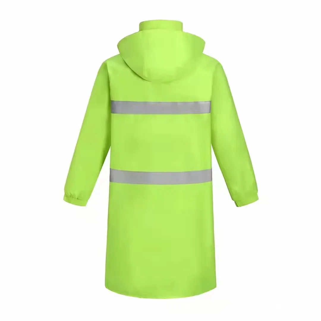 Outdoor One-piece Raincoat Unit Labor Protection Road Emergency Duty Reflective Raincoat Rain Coat Women