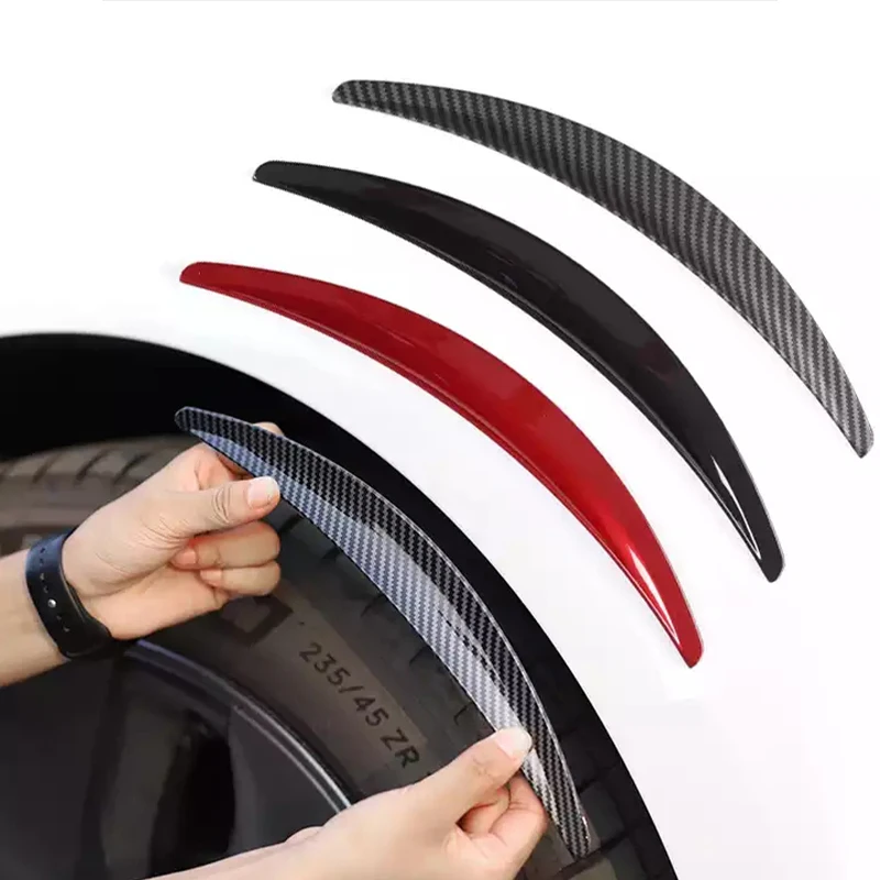 4 sztuk koło samochodowe brwi wykończenie łukowe boczny błotnik taśmy dla Tesla Model 3 2017 2018 2019 2020 2021 samochód niewidoczne Mud Flasp