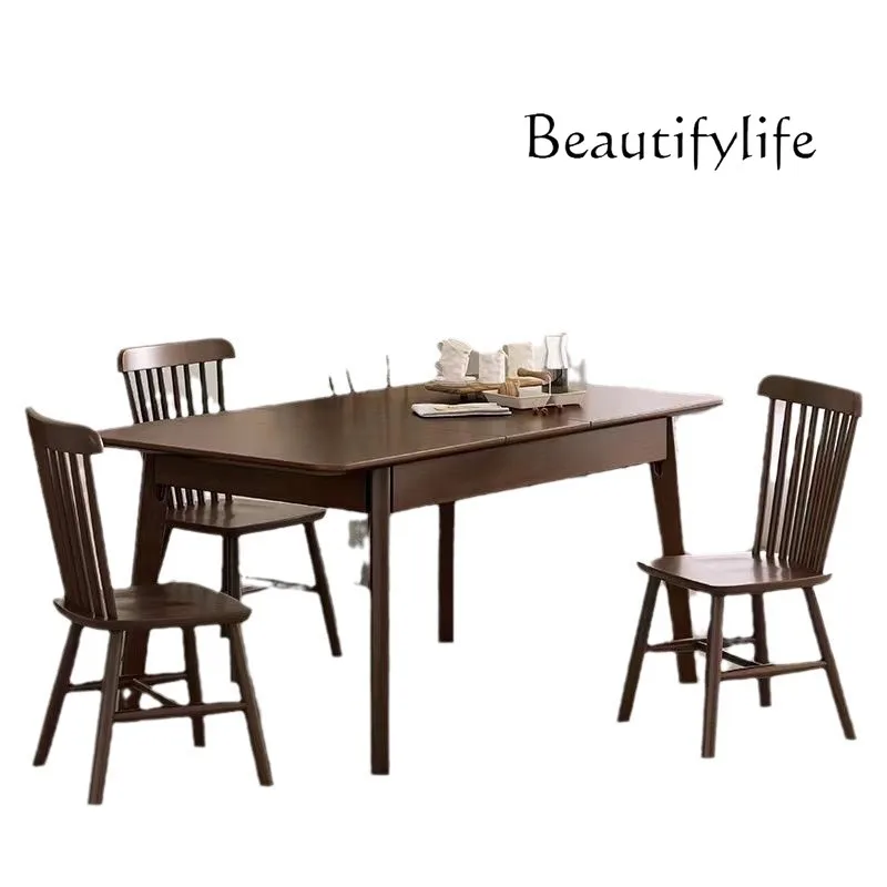 

Modern retractable rectangular dining table folding dining table chairs retractable rectangular dining table