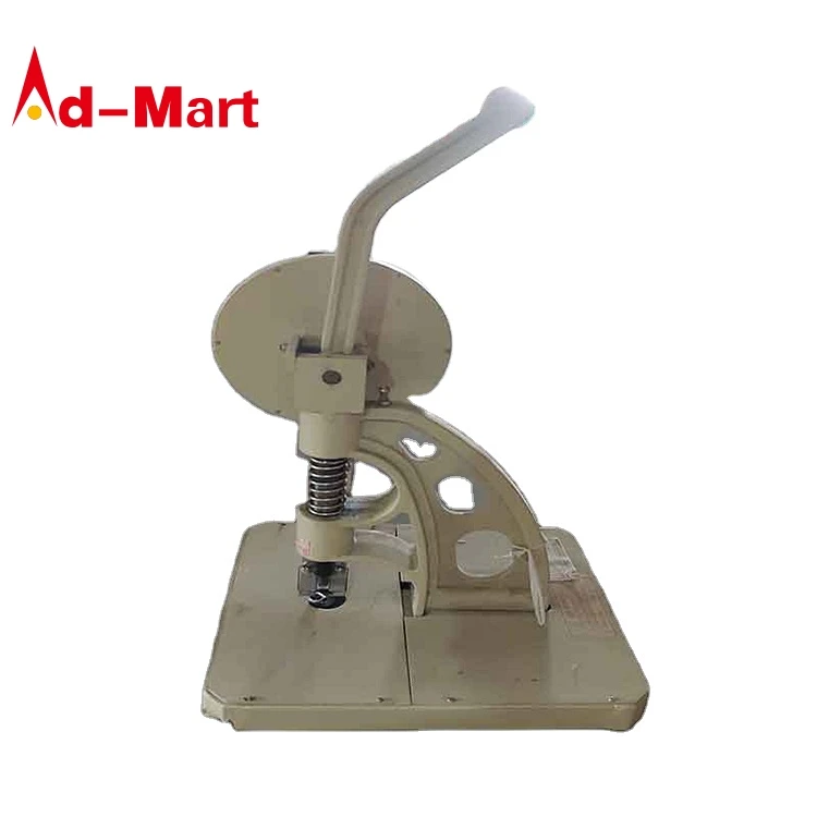 Semi-automatic New Aluminum Alloy Manual Cloth Continuous Play Big White Button Machine Button Machine Buttonhole Machine