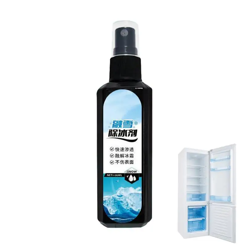 

Ice Melt Spray Deicer Spray For Car 100ml Deicer Spray For Car Windshield Windshield De-Icer Ice Remover Melting Spray