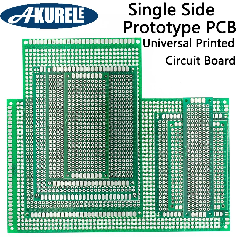 واحد الجانب نموذج PCB 7x9 6x8 5x7 4x6 3x7 2x8 12x8 سنتيمتر 9x15 سنتيمتر Diy العالمي الدوائر المطبوعة لوحة دارات مطبوعة Protoboard 4*6 6*8 5*7