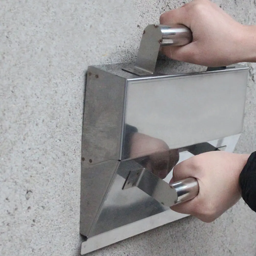 Concrete Trowel Wall Finishing Tool Stainless Steel Lightweight Rustproof Multipurpose Plastering Repair Scraper Hand Tool