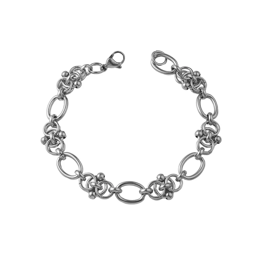 New Hip Hop 316L stainless steel DIY Chain Necklace Bracelet for Men Women High Quality Strong Solid Keel Jewelry