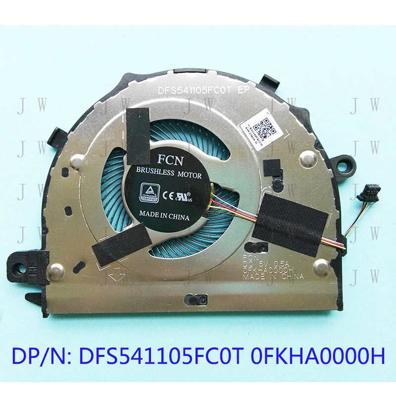 

J For FCN DFS541105FC0T 0FKHA0000H DC5V 0.5A Cooler Radiator Cooling Fan