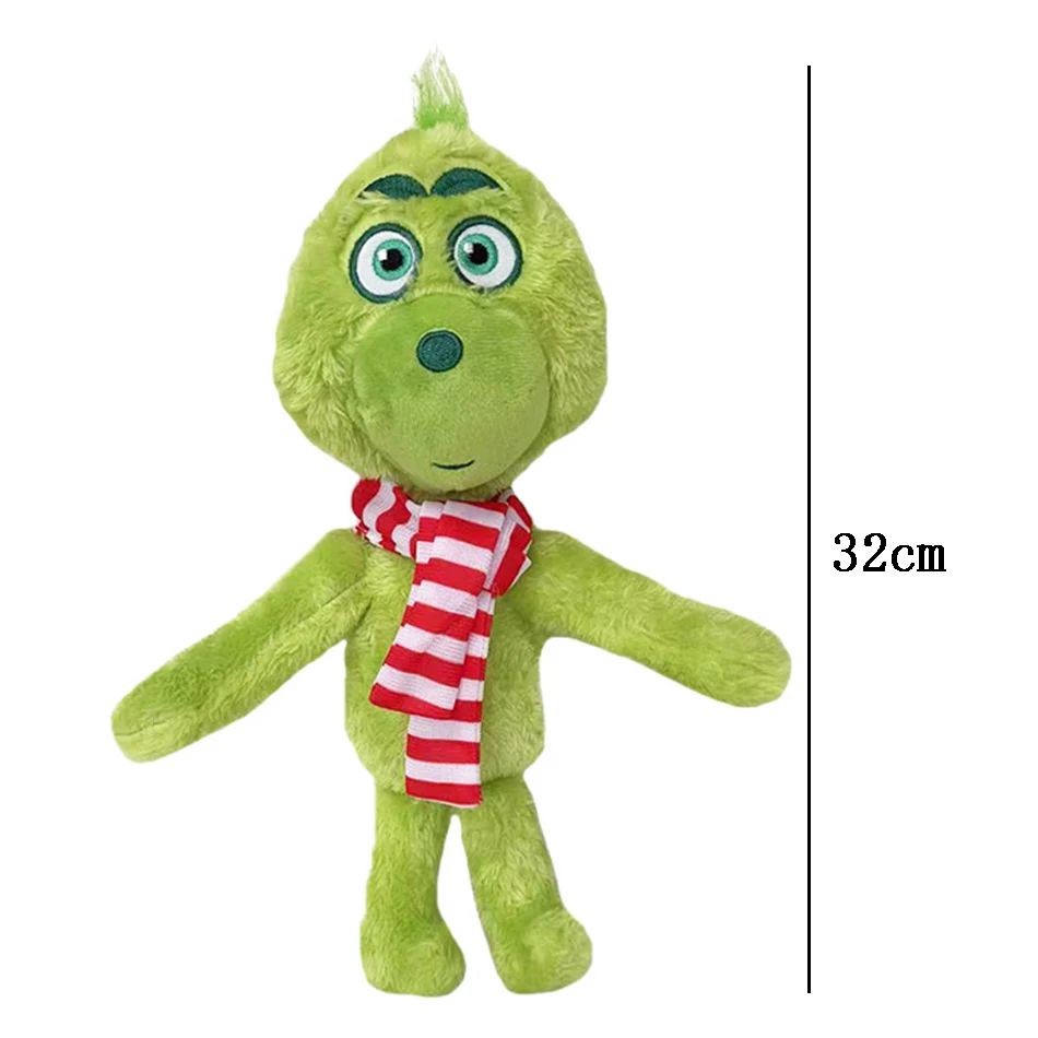 สีเขียว Shaggy อะนิเมะตัวเลขตกแต่งคริสต์มาสที่สมบูรณ์แบบสีเขียว Haired Monster Figurine ตุ๊กตาน่ารักตุ๊กตาเด็กของขวัญวันเกิดของเล่น