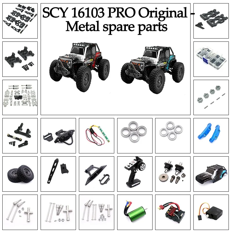 SCY 16101 16102 16103 16104 16106 16201 JJRC Q130A Q130B Q141 Metal Screws Fastener Kit Repair Tools 1/16 RC Car Spare Parts