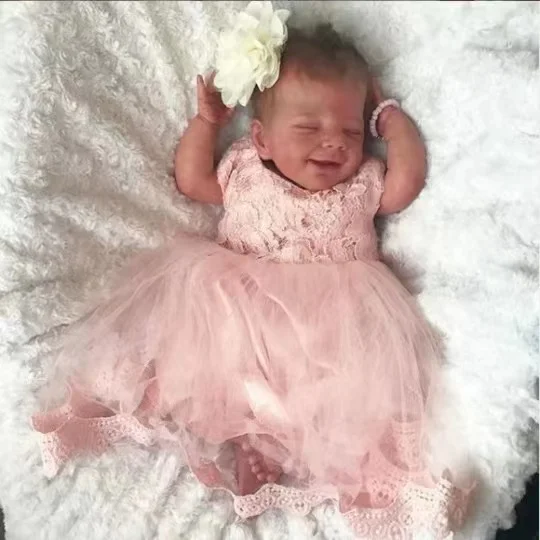 Mini Silicone Vinyl Doll Reborn Stress Relief Realistic Newborn Baby Dolls Hand Made with Feeding Accessories