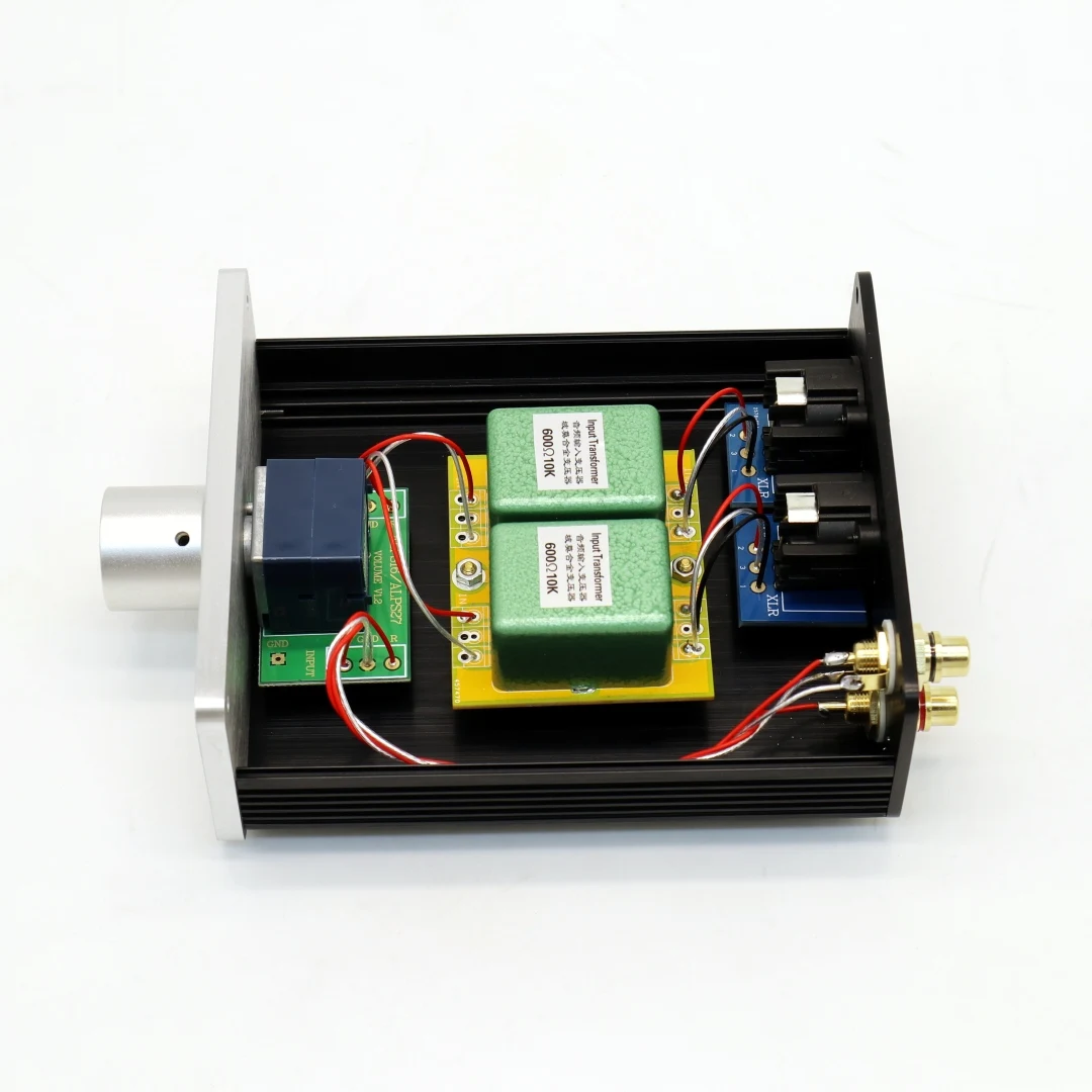 non-balanced to Balanced 600Ω:10K boost audio preamplifier