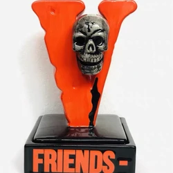 NEIGHBORHOOD VLONE CO-BRANDED NBHD CHAMBER SKELETON BIG V INCENSE BURNER TREND SEAT ORNAMENTS