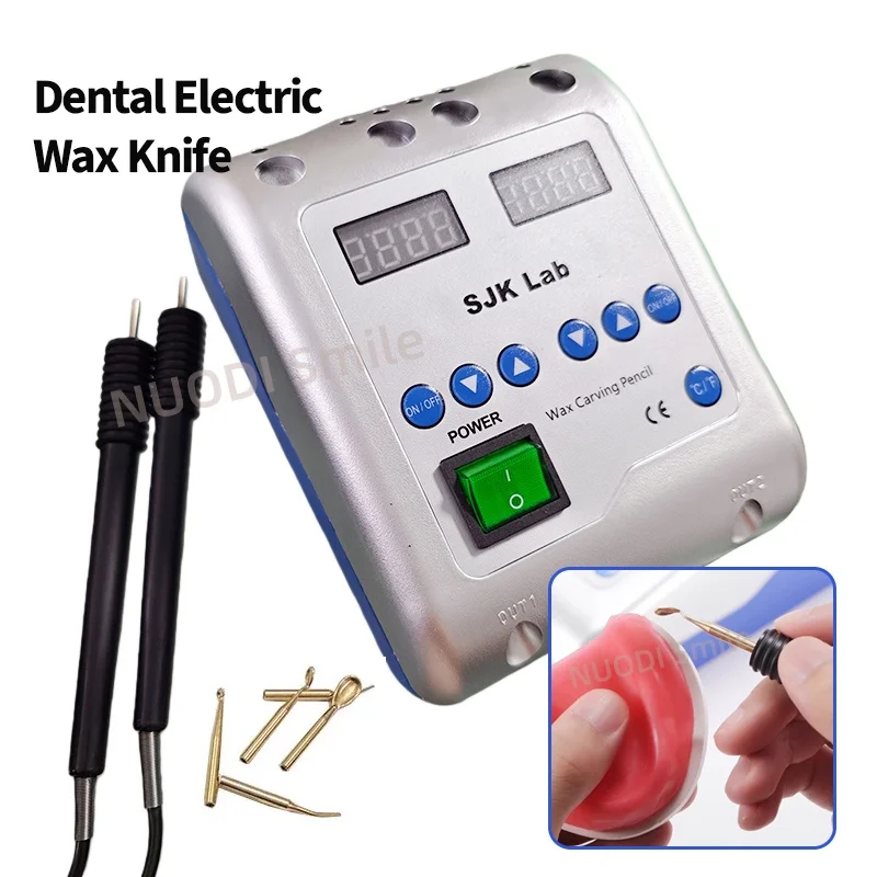 

SJK Dental Lab Electric Wax Carving Pen Electrical Appliances Carving And Molding Wax Patterns Copper Waxer Knife Dentistry Tool