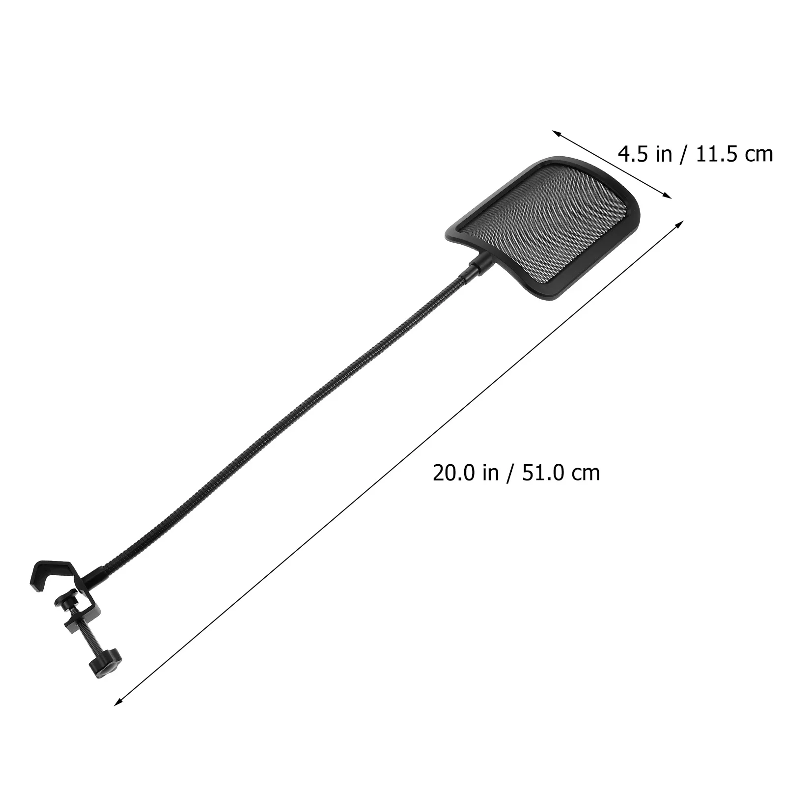 

1Pcs Metal Microphone Isolation Shield Clip Style Noise Reduction Screen Protective Filter for Recording Mic Noise-Proof Screen