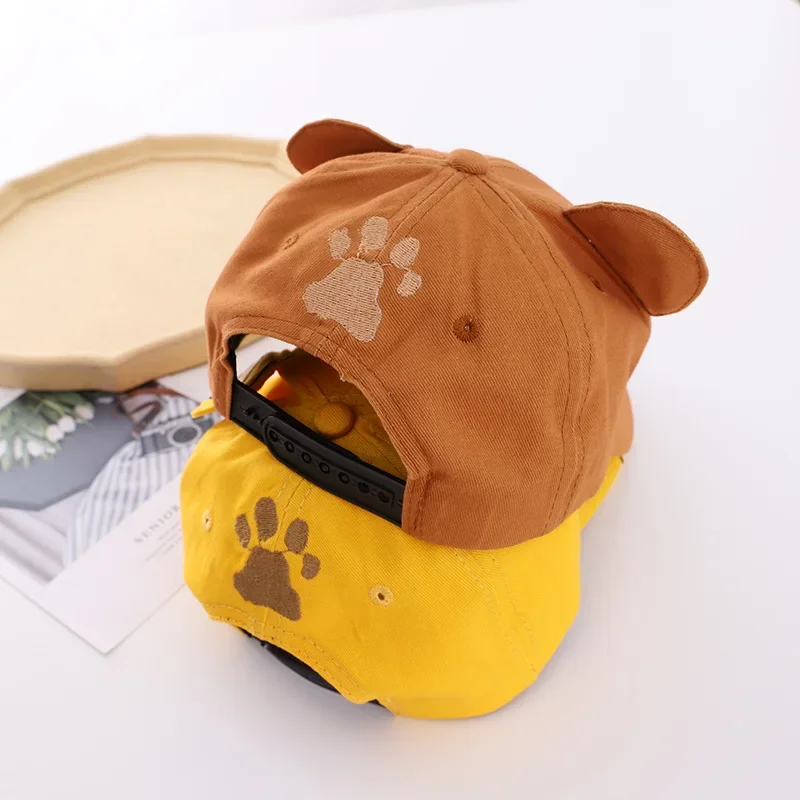 Disney-Casquette de baseball Simba pour enfants, le roi discutant, chapeaux d\'extérieur pour garçons et filles, casquettes de soleil pour enfants,