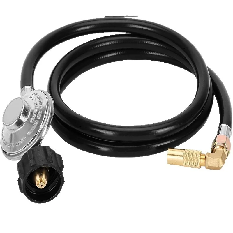 6.5FT Propane Regulator Hose QCC1 Connector Gas Line Replacement For 17 22 Inch Table‑Top Griddle Grill Accessory Kit