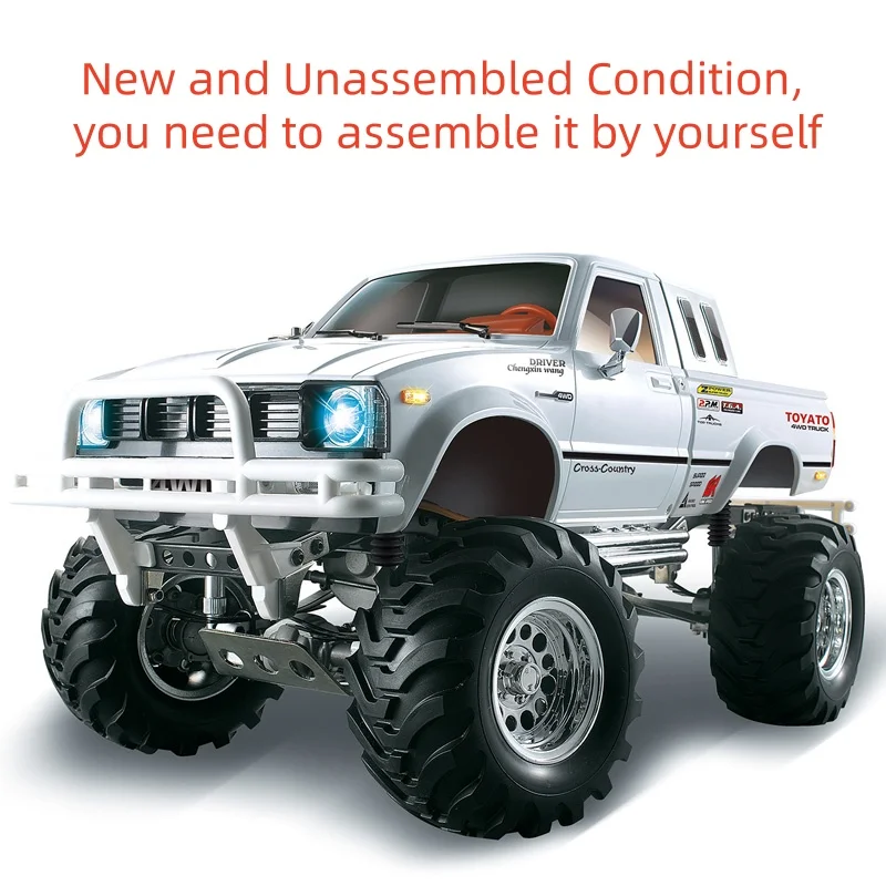 

HG 1/10 4WD RC Пикап 4x4 Раллийный автомобиль Гоночный гусеничный комплект Модель шасси Коробка передач Альпинистская модель игрушки