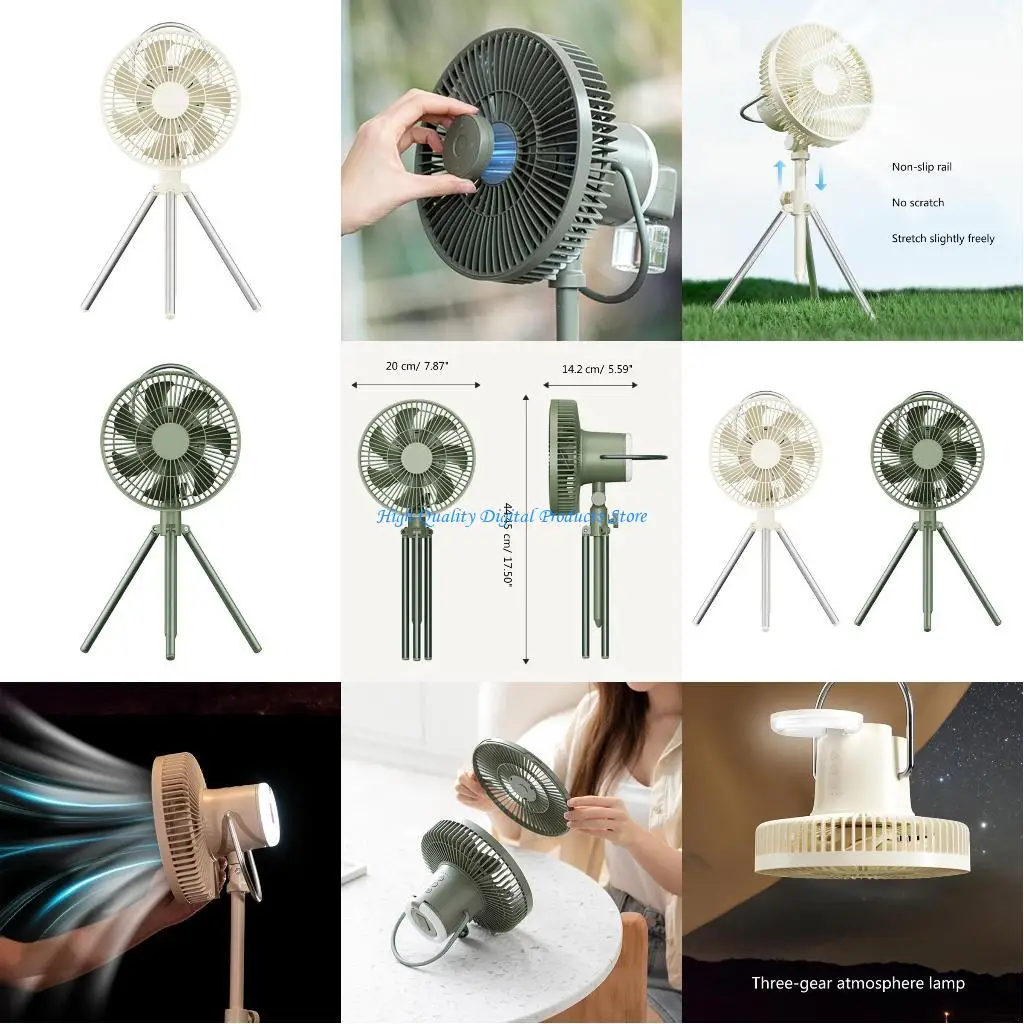 ventilador-camping-u2je-con-control-remoto-y-ventilador-ligero-para-tienda-campana-10000-mah-3-patas-y-5-velocidades