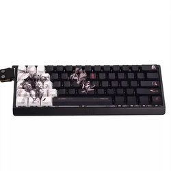 1 Set Zwarte Mythe Wukong Keycap Pbt Dye Subbed Keycaps Anime Gaming Key Caps Monkey King Keycap Voor Mx Switch Keyboard