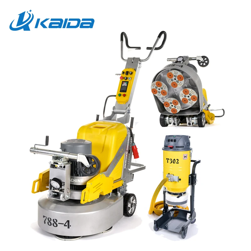 4 Heads Planetary Epoxy Removal Floor Grinder Concrete Floor Polishing Machine