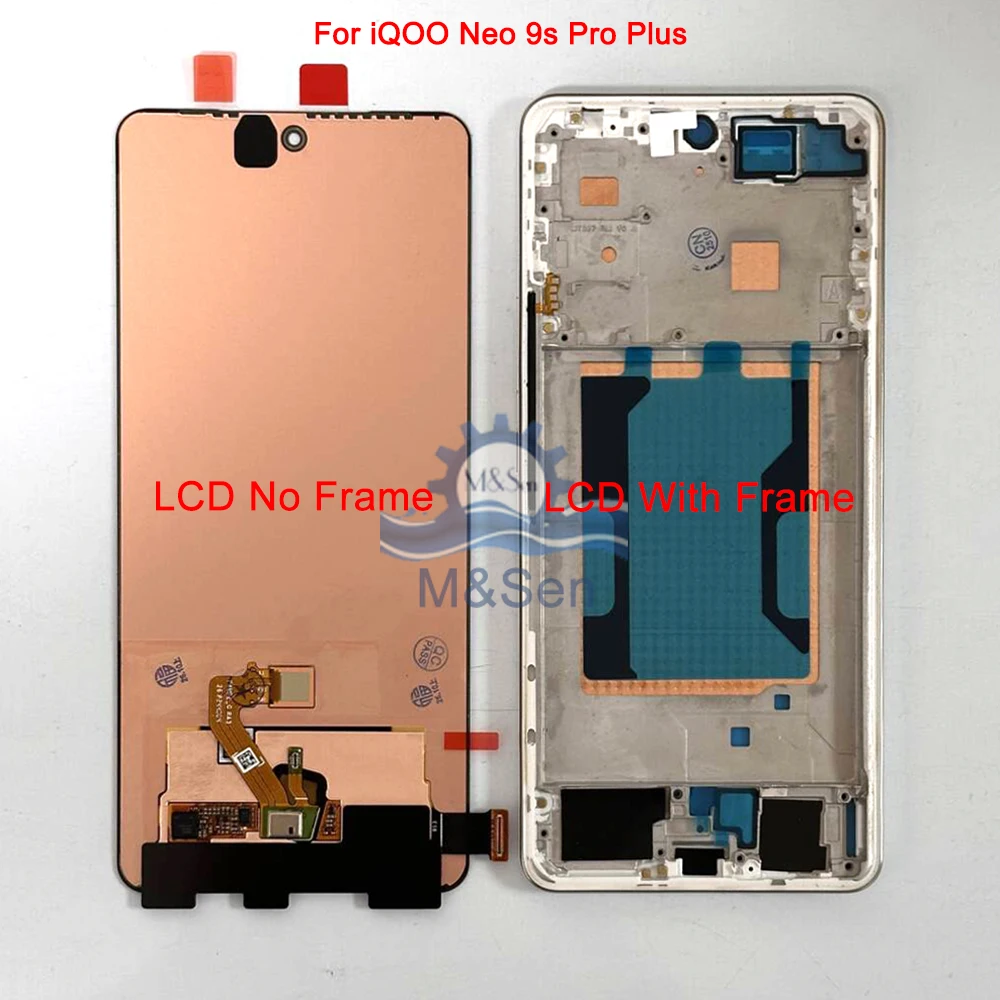 6.  78" Oryginalny AMOLED Ekran LCD V2338A do Vivo iQOO Neo 9 5G, Ekran do iQOO Neo 9 Pro 5G/ Neo 9s Pro+ z Ramką — zdjęcie produktu 2