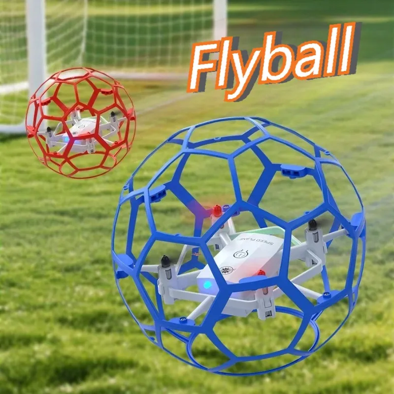 Children Mini Remote Control Aircraft Football Shaped Kids Playground Game Science Education Quadcopter Kids Holiday Gift Toy