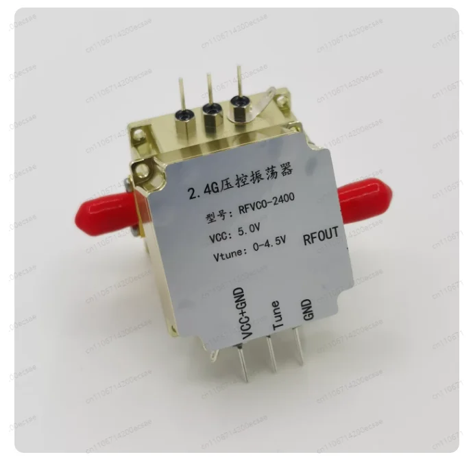 2.4GHz Voltage Controlled Oscillator VCO Module, RF Microwave Signal Source, Voltage Controlled Adjustable Frequency