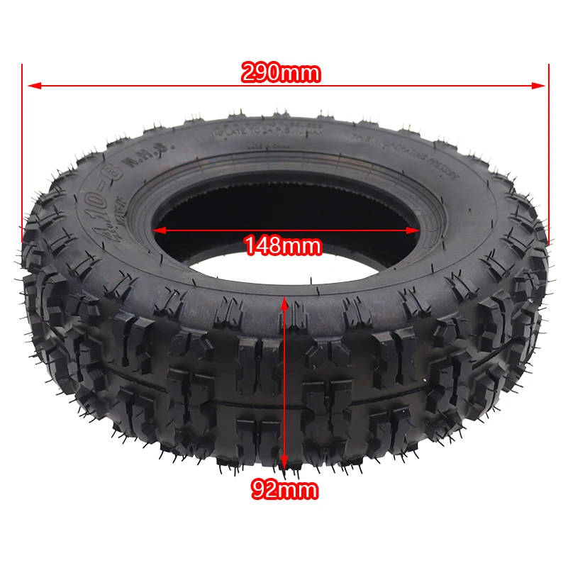 4.10-6 vacuum tire agricultural vehicle tire small mechanical tire go kart beach vehicle tire