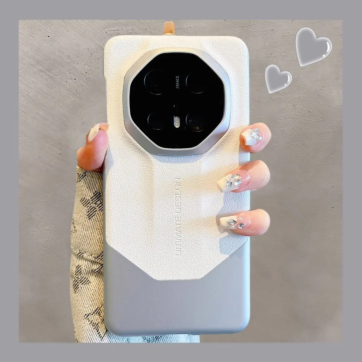 

Case For Huawei Mate 70 Pro Plus Mate 60 RS 50 Pro Luxury Leather Phone Case Ultimate Design Star Diamond Lens Cover Shockproof
