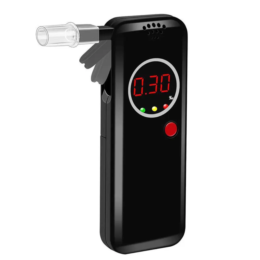 

Alcohol Tester Rechargeable Digital Breath Tester Breathalyzer Gas Alcohol Detector for Personal & Professional Use