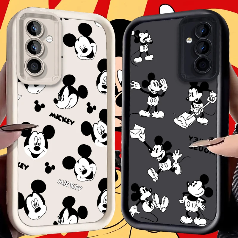 Чехол с Микки для Samsung Galaxy A53 A50 A50S A36 5G A35 A34 A33 A32 A30 A26 A24 A23 A22 A20 A16 A15 A14 A13 A12 4G A06 M55 Cover